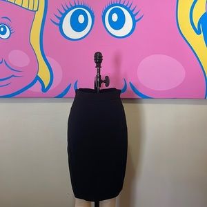 Moschino Cheap Chic Black Pencil Skirt